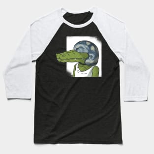 Croc in a helmet Baseball T-Shirt